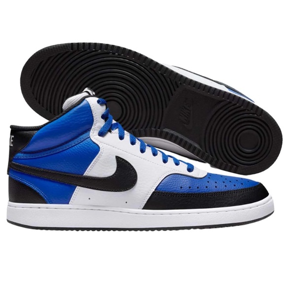 Nike Court Vision Mid NN AF Men's Blue Black and White Sneakers
